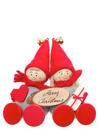 Weihnachtsgruß-Paar