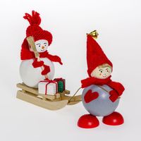 Tonttu Iiron lumiukko-reki